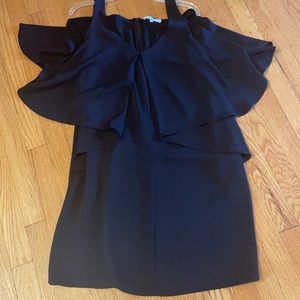 Black sleeveless v neck dress brand new with tags